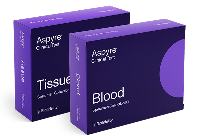 Aspyre Clinical Test sample collection kits for Tissue and Blood 